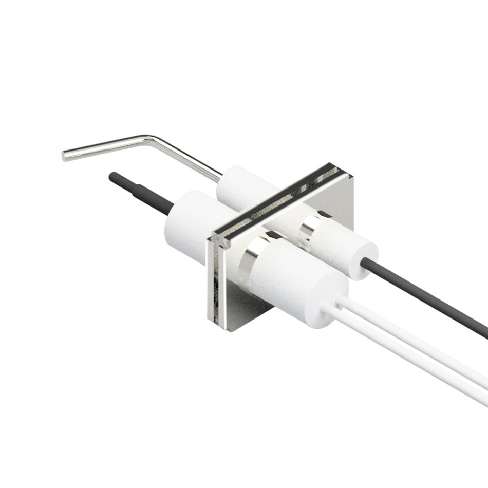 Layout of ceramic heater components