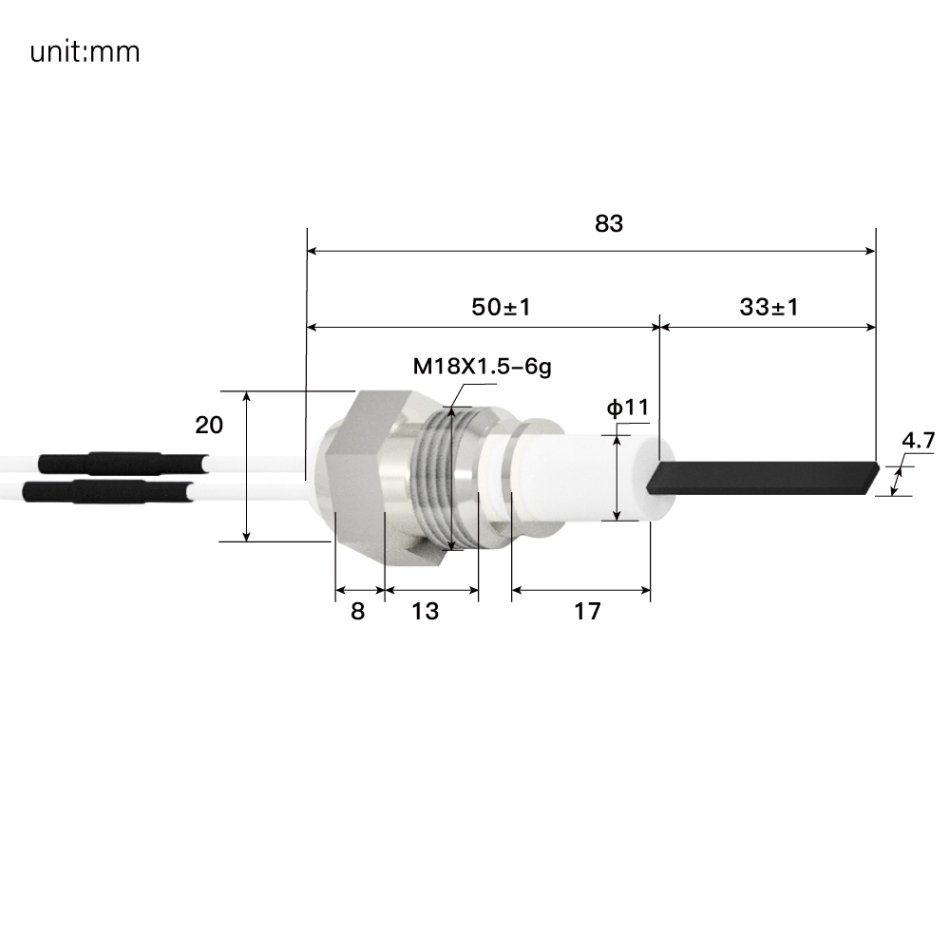 Durable ceramic heater for long term use