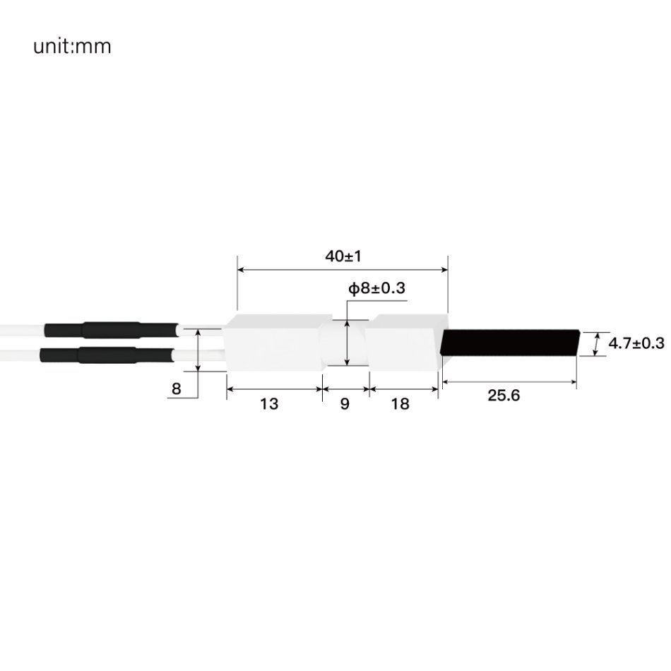 Durable ceramic heating element for long use