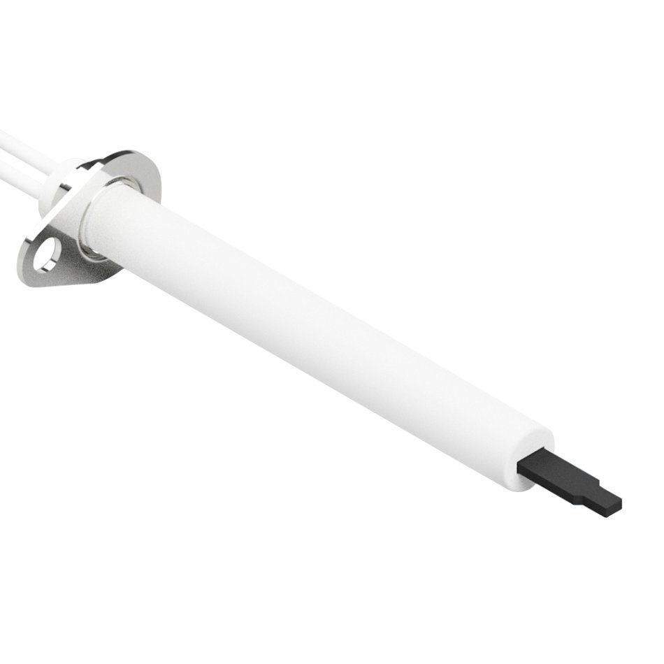 Closeup of ceramic heater component