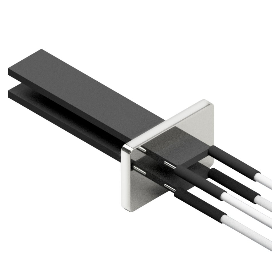 Ceramic heating component for industrial use