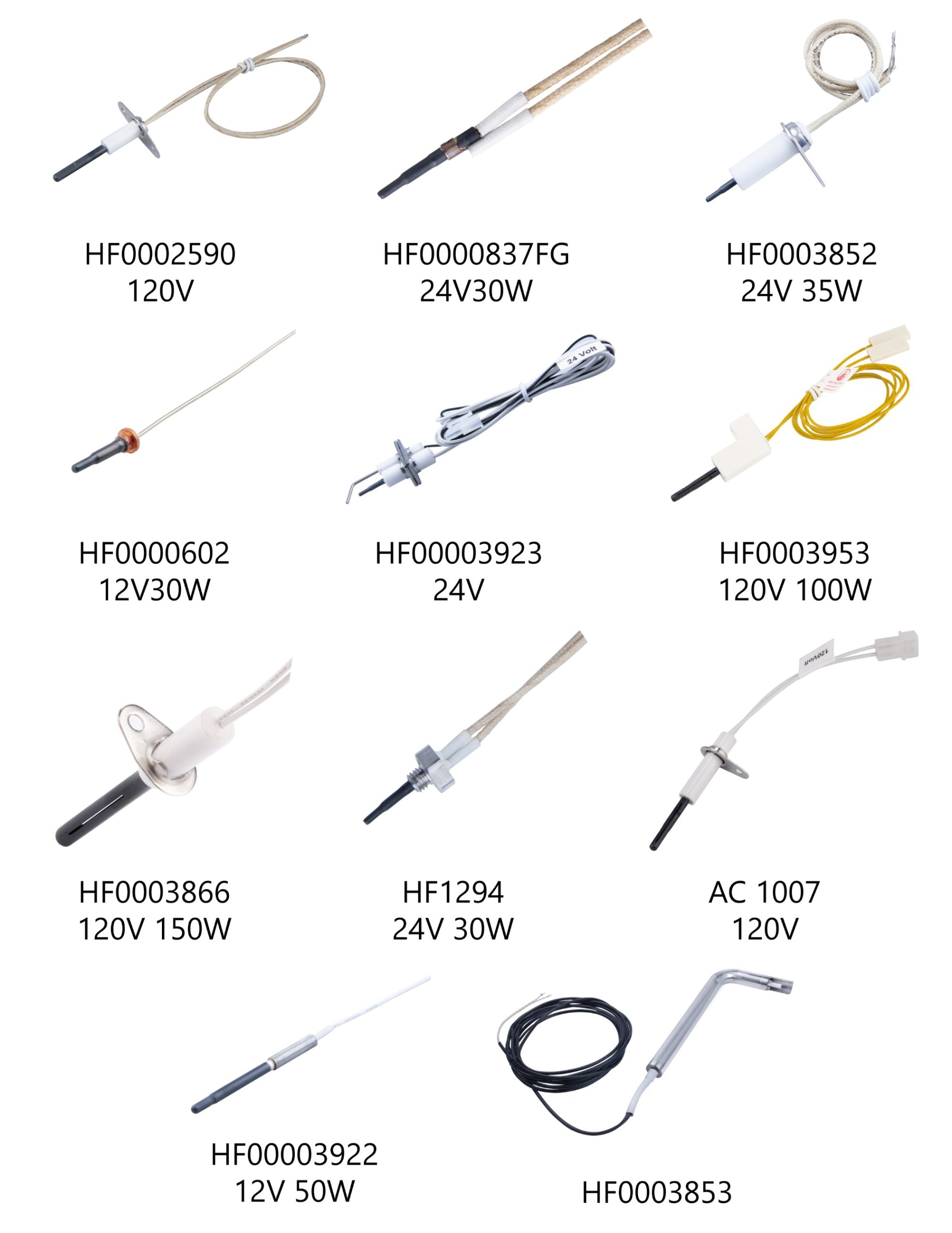 High temperature ceramic heater component