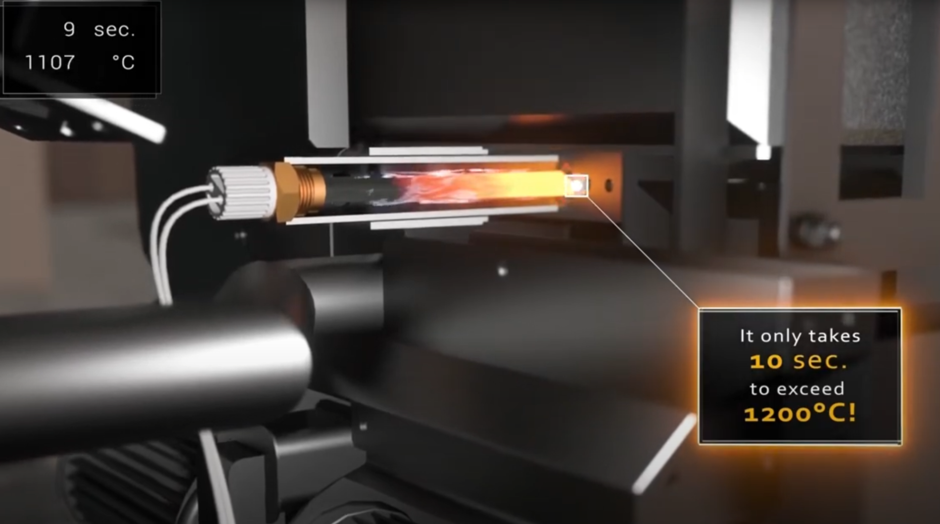 Design of a ceramic heating element for optimal heat distribution