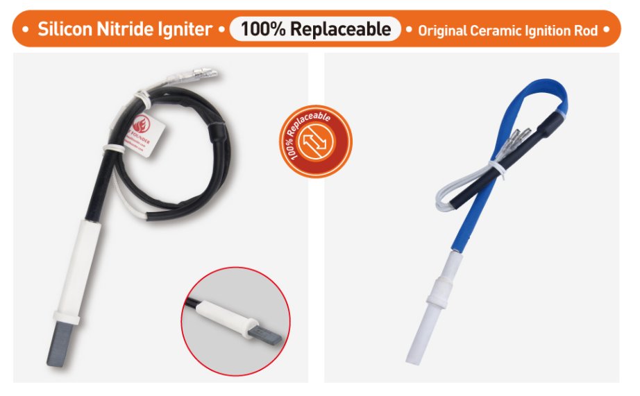 Durable ceramic heating element for long-term use