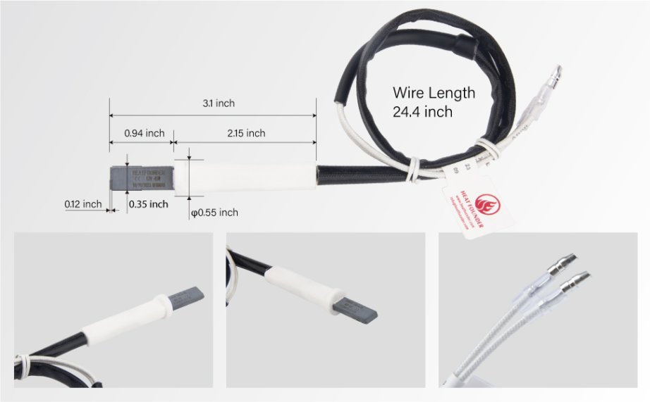 Advanced ceramic heater with superior performance