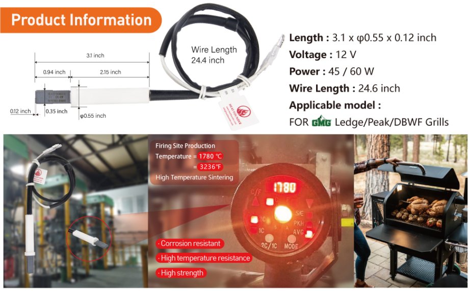 Precision ceramic heater for accurate temperature regulation