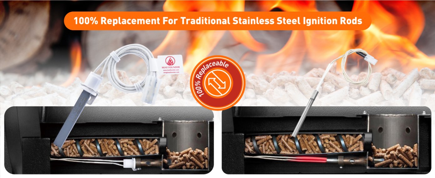 Ceramic heating element suitable for industrial applications with high heat output