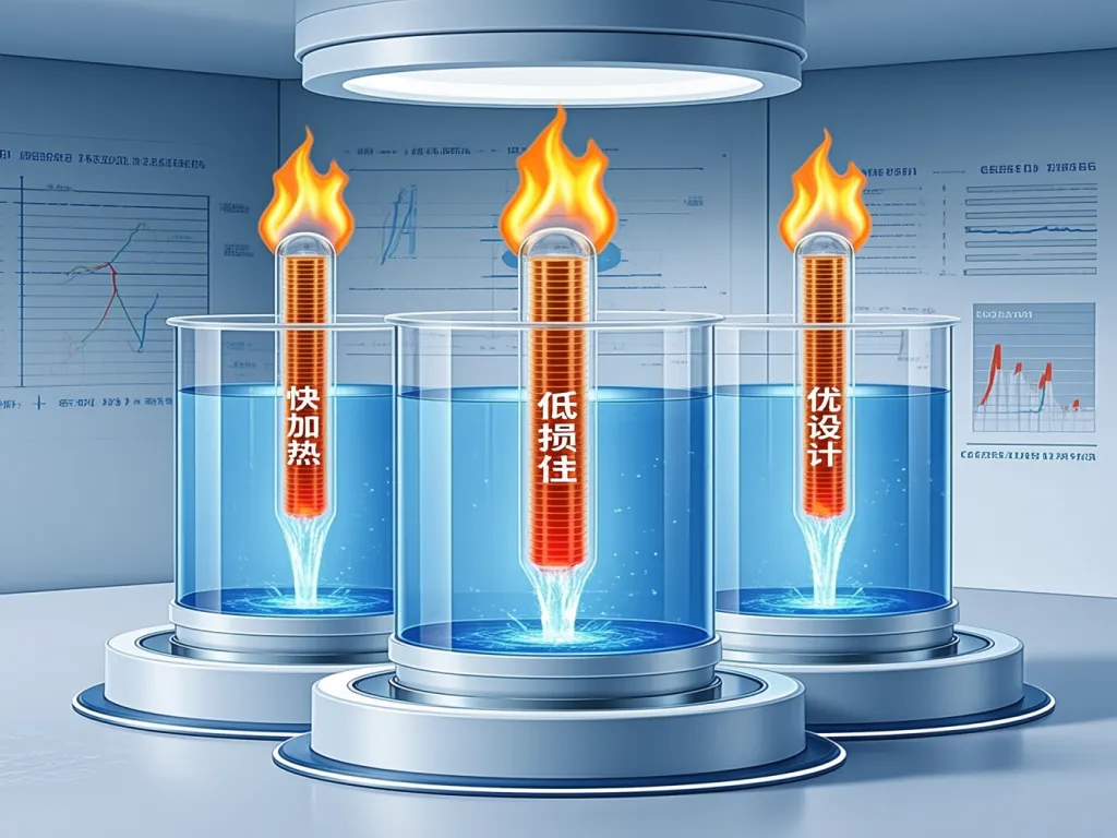 Flame rod water heater features: fast heating, low loss, optimal design