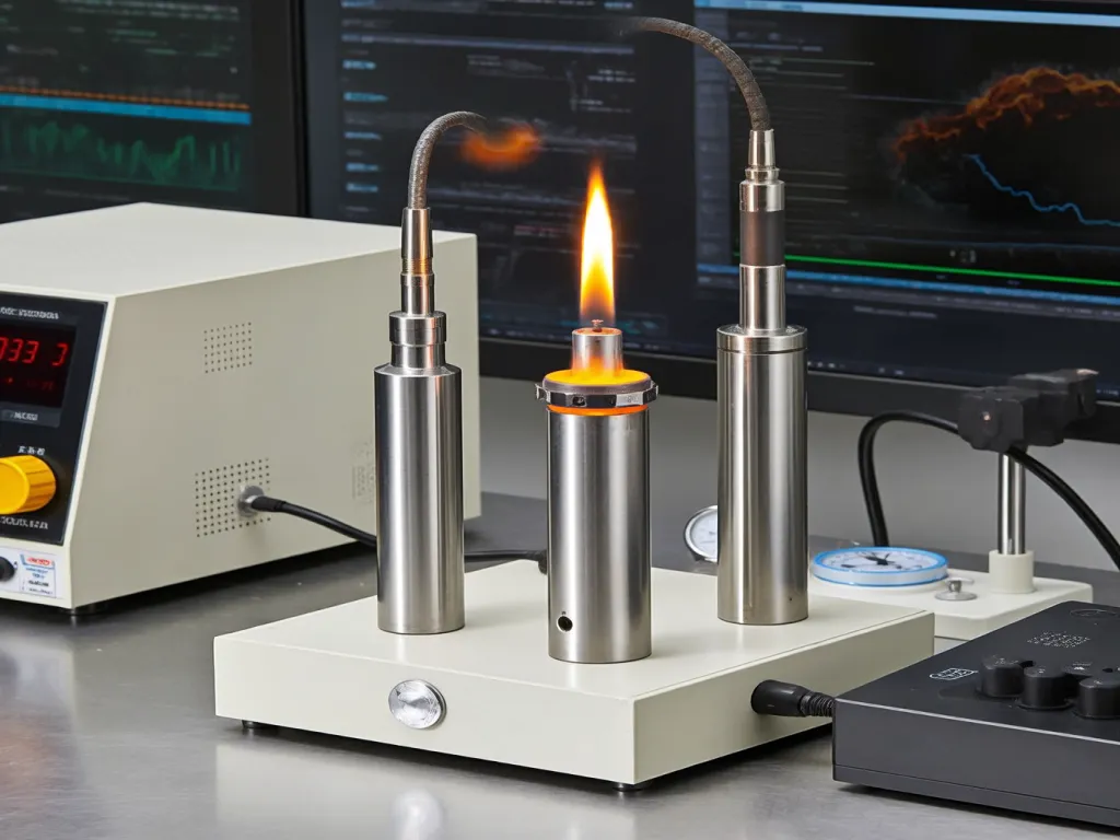 Testing ignitors for furnaces in a laboratory environment