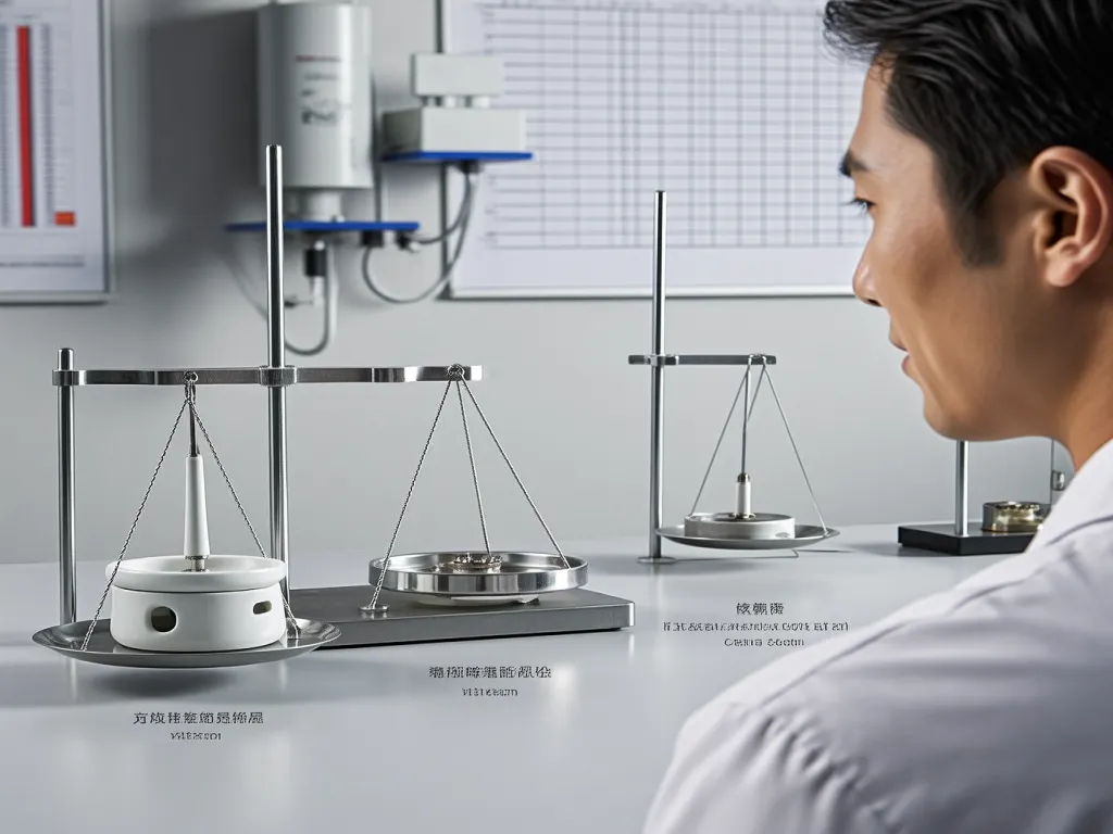 Precision testing equipment for furnace igniters in a laboratory setting.
