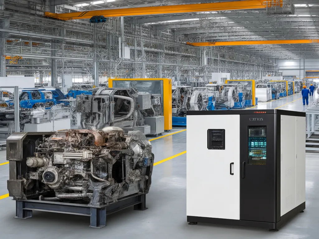 Industrial furnace ignitor replacement unit in factory